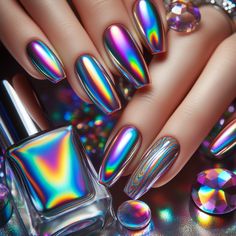 spring nails ideas 2024 Nail Colors Chrome, Hot Nail Colors, Simple Cute Nails, Nails Wallpaper, Makeover Photoshoot, Nail Color Designs, Spring Nails Ideas, Usa Nails, Fav Products