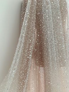 Wedding Gown With Glitter Tulle Skirt, Glamorous Tulle Fabric For Wedding, Glamorous Wedding Tulle Fabric, Champagne Wedding Gown With Sparkling Details, Champagne Sequin Fabric For Wedding, Embellished Glitter Tulle Gown For Wedding, Champagne Sparkling Sequin Fabric For Wedding, Sparkling Champagne Sequin Fabric For Wedding, Glamorous Tulle Wedding Dress