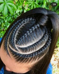 Puerto Rican Braids, Braided Sporty Hairstyles, Braids For White Women, Ballroom Hair, Braids Ideas, Braiding Styles, Ghana Braids, Braided Cornrow Hairstyles, Box Braid