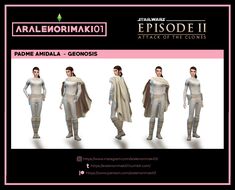 an image of some people in costumes for star wars episode i, with the caption's description below