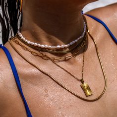 18K Gold-Plated Stainless Steel Nickel-Free Lead-Free Hypoallergenic Lobster Clasp 16" Chain 2" Extender Water Resistant Necklace Extender, Sunglass Chain, Pearl Gemstone, Accessories Jewelry Earrings, Hat Hairstyles, Necklace Gold, Apple Watch Bands, Jewelry Care, Ring Earrings