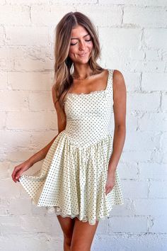 Dotty Fit & Flare Dress