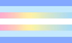 an image of a blue and white background with horizontal lines in the center, as well as rainbow colors