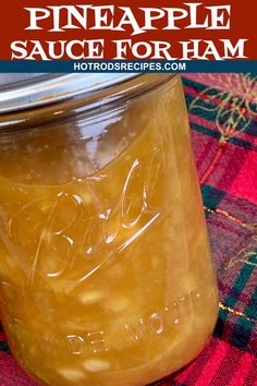 Pineapple Sauce for Ham Ham Dipping Sauce, Pineapple Sauce For Ham, Sauce For Ham, Ham Sauce, Food Counter, Pineapple Ham, Pineapple Glaze, Pineapple Sauce, Ham Glaze Recipe