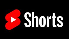 the logo for short's is shown in white and red on a black background