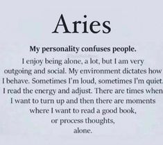 an article written in black and white with the words aries