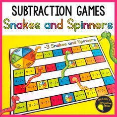 snakes and spinners subtraction games