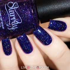 Starrily Milky Way Nail Polish Maroon Nails, Galaxy Nails, Purple Nail, Nail Polish Art, Fabulous Nails, Cool Nail Designs, Fancy Nails, Gorgeous Nails, Love Nails