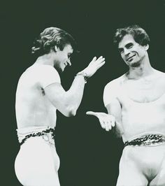 Rudolf Nureyev and Mikhail Baryshnikov - two of the greatest Ballet Men, Classic Dance, Margot Fonteyn, Isadora Duncan, Mikhail Baryshnikov, Ballet Russe, Male Dancers, Rudolf Nureyev, Male Ballet