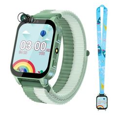 TOPCHANCES Kids Smart Watch for Boys Girls, Touch Screen Smartwatch with 30 Games, 140 Learning Cards, Storytelling, Camera, Video, Music Player, Pedometer Newest upgrade to smart watch for kids, We've ditched the traditional plastic watchband in favor of a more user-friendly, woven strap and necklace lanyard. These new additions are easily cleanable, ensuring maximum comfort and fit. Featuring a durable aluminum frame and a 1.8-inch IPS HD touch screen, our watch is designed to be kid-friendly. Kids Notes, Boys Watches, Learning Cards, Memory Storage, Camera Video, Voice Recorder, Picture Story, Smart Kids, Music Player