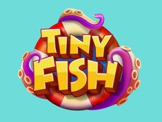 the logo for tiny fish, an interactive video game that is available on nintendo wii