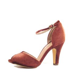 Lola Velvet Heels – Chelsea Crew Coloring Fabric, Velvet Heels, The Velvet, Peep Toe Heels, Ankle Strap Heels, Toe Designs, Bridal Shoes, Beautiful Shoes, Strap Heels