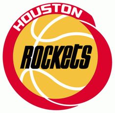 the houston rockets logo on a white background