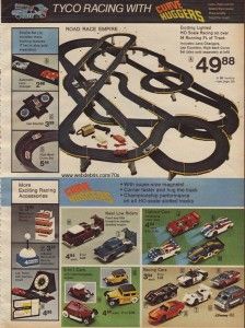 an advertisement for the toy car racing game