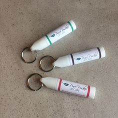 Lip balm with attached key ring so wherever you go, your lip balm goes too! Key Ring, Key Rings, Beauty Skin, Lip Balm, The Balm, Lips, Skin Care, Ships, Key