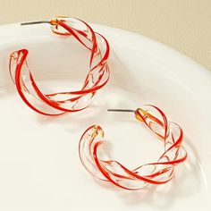 Twisted Candy Cane C Hoop Earrings Silver Tone New Without Tags. Never Been Used Nor Tried On. Please Check Out All Photos As It Is Part Of My Description. Candycane Earrings, Hoop Earrings Silver, All Photos, Silver Hoop Earrings, Earrings Silver, Candy Cane, Shop Earrings, Silver Earrings, Silver Tone