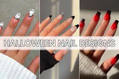 Spooky Halloween Nails, Scary Nails, Spring Nail Designs, Halloween Nail Designs, Halloween Nail, Spring Nail, Nail Designs Spring, Cool Nail Art