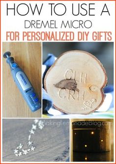 how to use a dremel micro tool for personalized diy gift ideas