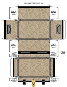 an image of a box with measurements for the top and bottom section, including two sides