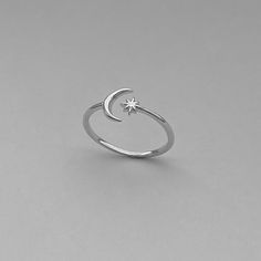 Ring Moon, Star And Moon, Twinkle Star, Dope Jewelry