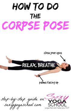 how to do the corpse pose