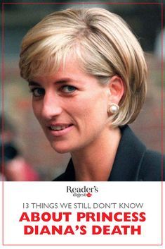 a woman with blonde hair and blue eyes is shown in front of a sign that says,