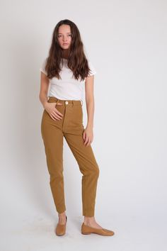 THE RANGER PANT.  WHAT THE SAILOR PANT IS TO THE SEA, THE RANGER IS TO LAND.  THE RISE IS JUST ... Kamm Pants, Casual Office Attire, Jesse Kamm, Balanced Living, Sailor Pants, The Sailor, American Denim, Sustainable Fashion Brands, Fresh Face