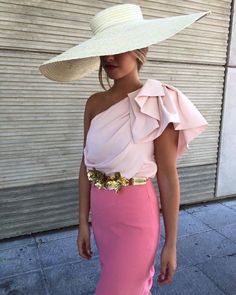 Pink Lady, Looks Chic, Wedding Guest Outfit, Hat Fashion, Wedding Outfit, Vestidos De Fiesta