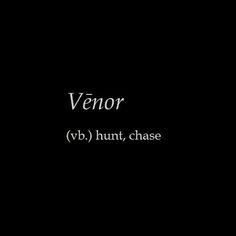 a black background with the words vendor vb hunt, chase