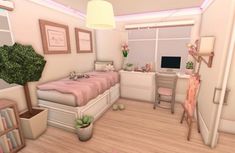 ୨୧ by glxwieeafs ୨୧ Bloxburg Bedroom, Blocksburg Room Ideas￼, Free House Design, House Decals, House Decorating Ideas Apartments, Small House Layout, Simple Bedroom Design, Tiny House Layout, Diy House Plans