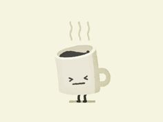 Moody foodies dribbble tuesday Stickers Illustration, Gif Sticker, Coffee Gif, Animation Gif, Food Stickers, Tuesday Morning, Gif Pictures