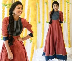 Styling Inspiration To Look Best This Festive Season! • Keep Me Stylish Patch Work Frock Designs, Keep Me Stylish, Designer Anarkali Dresses, Lehenga Saree Design, Half Sarees, Casual Frocks