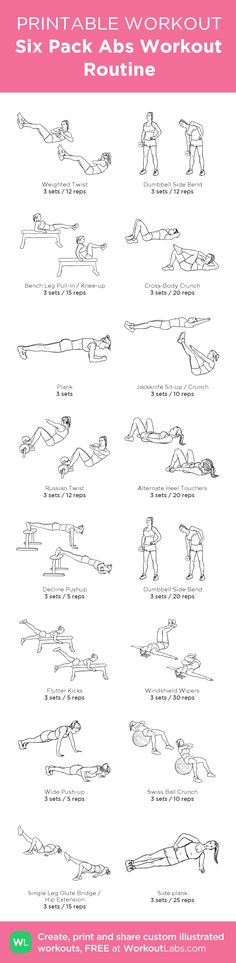 the printable workout poster shows how to do an exercise with your hands and feet