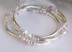 Bracelets Silver, The Bangles, Bracelet Wedding, Swarovski Crystal Bracelet, Crystal Bangle, Bangles Jewelry Designs, Bracelet Crystal, Gold Bangles Design, Fancy Jewellery