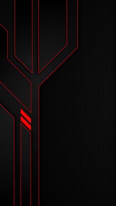 a black and red wallpaper with lines on it