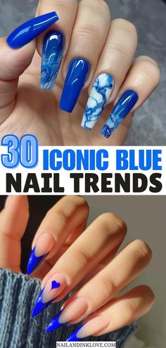 blue nail trends, navy blue nails, pastel blue nails, short blue nail designs, blue nail ideas, summer nails 2024, July 4th nails, 4th of July nails, July 4th nail ideas, 4th of July nail ideas, July 4th nail designs 2024