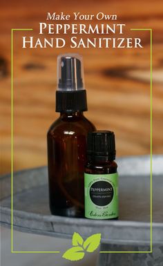 Fitness Smoothies, Natural Hand Sanitizer, Peppermint Extract, Diy Essentials, Diy Sprays, Using Essential Oils, Doterra Oils, Diy Essential Oils, Natural Diy