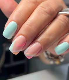 Nail 2023, Summer Nails 2023, Glitter Gel Nails, Simple Gel Nails, Casual Nails, Vacation Nails, Summer Acrylic Nails