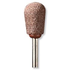 a close up of a metal object with glitter on it's tip and a white background