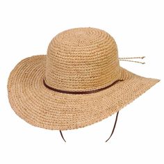 Chic Tuscany Wide Brim Straw Hat - Conner Hats Raffia Sun Hat, American Hat Makers, American Hat, Wide Brim Straw Hat, Summer Straw Hat, Raffia Hat, Wide Brim Sun Hat, Sun Hats For Women, Western Hats