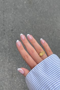 Milky Pink Nails, Milky Pink, Unghie Nail Art, Formal Nails, French Manicure Nails, Simple Gel Nails, Summery Nails, Basic Nails