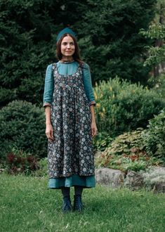 Clothes For Short Women, Outfits With Dresses, Mori Style, Mori Fashion, Ideas For Clothes, Sewing Tricks, Swedish Fashion, Quirky Style, Country Clothing