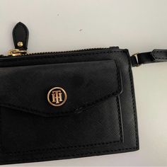 Never Used, Great Condition. Pet And Smoke Free Home- Next Day Shipping. Tommy Hilfiger Wallet, Tommy Hilfiger Bags, Tommy Hilfiger, Bag Lady, Wallet, Women Shopping, Black, Color