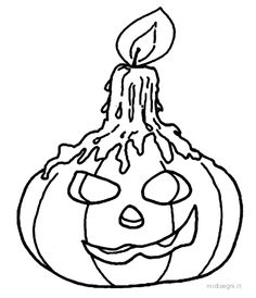 a halloween pumpkin with a candle in it's mouth and water coming out of the top