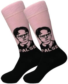 PRICES MAY VARY. ⭐ PREMIUM QUALITY: Combed Cotton with Jacquard Dwight Schrute. ⭐ COMFORTABLE AND BREATHABLE: Soft, Yet Durable Material. Pre-Shrunk and Does Not Fade. ⭐ ONE SIZE FITS MOST AND UNISEX ⭐ PERFECT FOR ANY OCCASION: Casual, Fun, Dress, or Just Lounging Around. ⭐ 80% Cotton, 17% Polyester, 3% Elastic PREMIUM QUALITY: Combed Cotton with Jacquard Dwight Schrute. -COMFORTABLE AND BREATHABLE: Soft, Yet Durable Material. Pre-Shrunk and Does Not Fade. -ONE SIZE FITS MOST AND UNISEX. -PERFEC Michael Scott Funny, Dwight Schrute False, Rainn Wilson, Michael Scott Quotes, Dwight Schrute, Comfy Socks, Great Tv Shows, Michael Scott, Crazy Socks