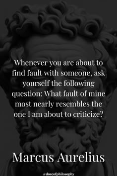 a statue with a quote on it that says, whenever you are about to find fault with someone ask yourself the following question