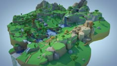 Low Poly Environment, Low Poly Waterfall, Low Poly Environment City, Low Poly Fantasy Environment, Frog Games, 3d Forest Environment, Low Poly Forest Environment, Forest Map, Lincoln Logs