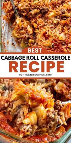 the best cabbage roll casserole recipe