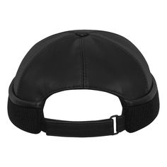 Leather Windproof Hats For Outdoor Use, Black Biker Cap, Black Beanie With Short Brim For Outdoor, Black Leather Hat For Outdoor, Biker Cap For Outdoor Use, Biker Cap For Outdoor, Biker Style Cap For Outdoor, Outdoor Biker Cap, Black Leather Hat With Leather Patch