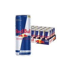 red bull energy drink is shown in this image